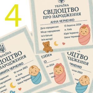 Чотири Переклади