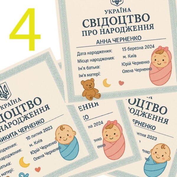 Чотири Переклади